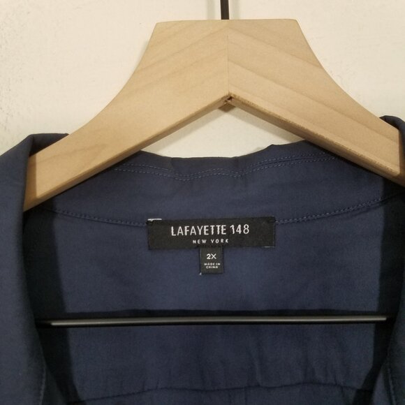 Lafayette 148 New York Tunic Dress with Pockets Stretch Size 2X - Picture 4 of 9